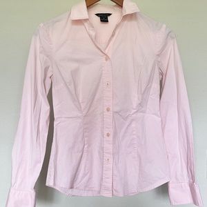 Moda International Long Sleeve Button Down Shirt